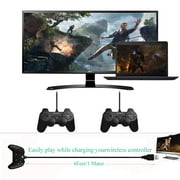 USB Charge Cable for PS3 Controller, Black