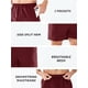 thumbnail image 5 of Pantalones cortos deportivos NORTHYARD Running para hombre, color vino, secado rápido, 5 pulgadas, 5 of 6
