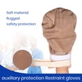 thumbnail image 2 of Happydeer 1Pc Anti-Scratch Restraint Gloves Breathable Secure Design Perfect Fitting Protection Glove for Elderly Patients, 2 of 13