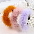 thumbnail image 4 of Festival Accessories women Headwear Hair Band Fluff Headbands Stage Performance Feather MULTICOLOR, 4 of 8