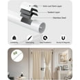 thumbnail image 2 of ThrottleT-4 Pack Magnetic Curtain Rods for Metal Door, Adjustable 18 to 30 Inch Curtain Rod 3/8" Inch Diameter Magnet Rods for French Door Rod Window Cafe(White, 4Pack), 2 of 7