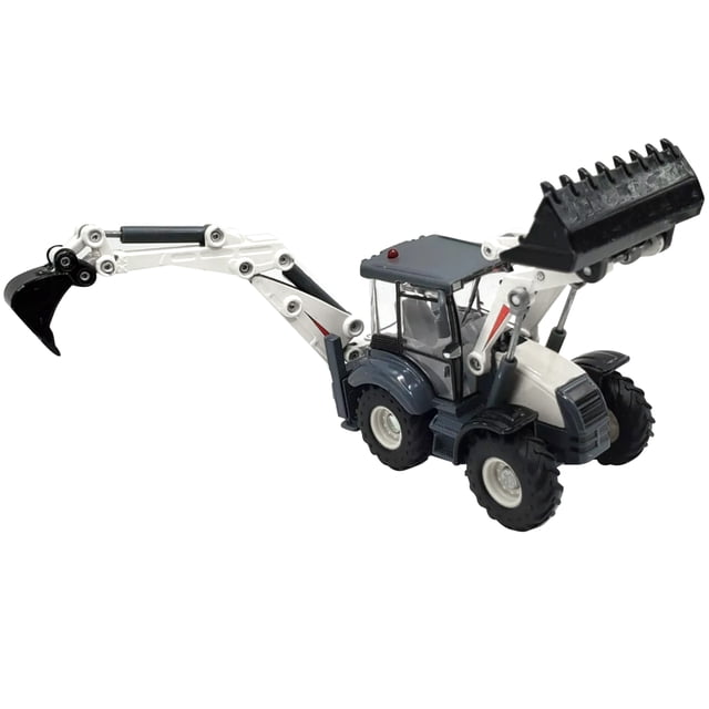 CSYANXING Collectible Bidirectional Excavator Vehicle Model, 1:50 Scale, Perfect for Home Decoration & Vehicle Model Collection