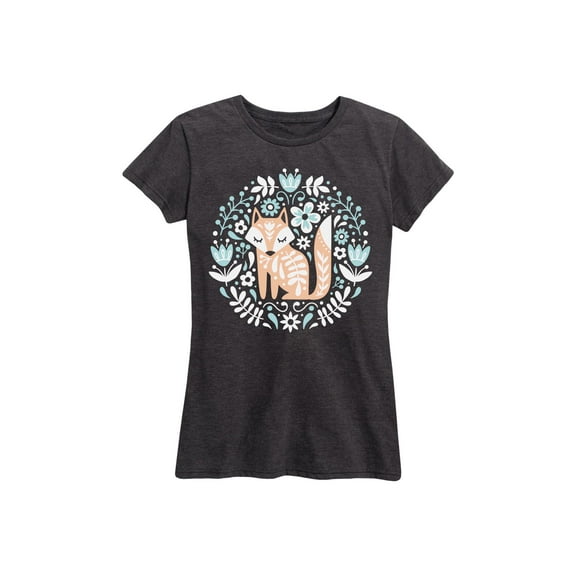 Instant Message - Scandinavian Fox - Women's Short Sleeve Graphic T-Shirt