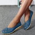 thumbnail image 2 of Dakaela Loafers for Women Casual Slip on Flat Shoes Ladies Dressy Moccasins Driving Walking Flats Blue 8.5, 2 of 7