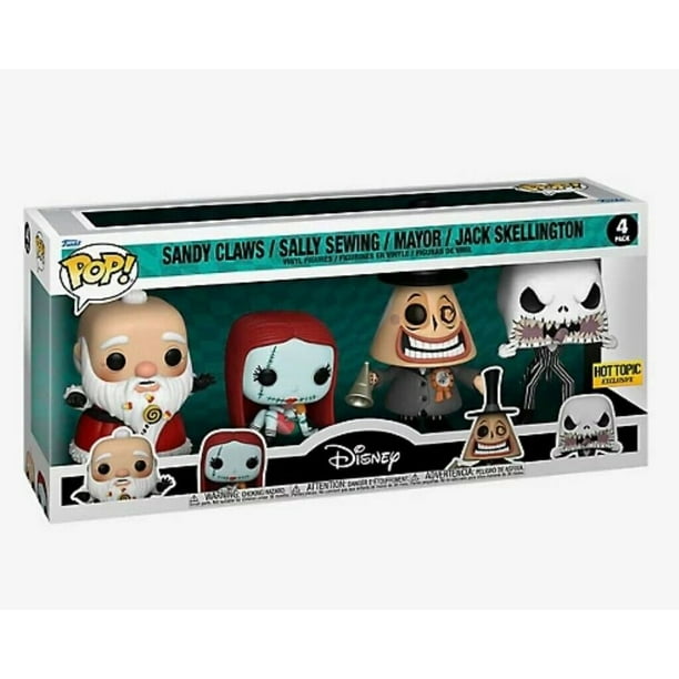 Funko Pop! Nightmare Before Christmas 4 pack Hot Topic Exclusive