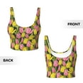 thumbnail image 4 of Yiaed Tulips Flowers Print Ladies Waistcoat Women Sports Vest Vest Sports Women Sports Top Yoga Vest for women-Small, 4 of 8