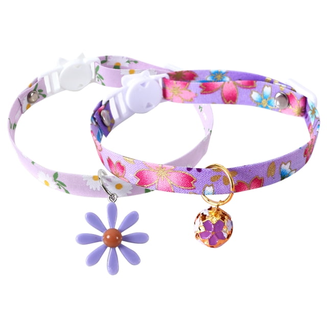 Collar para gatos Apuakthei con colgante de cascabel Pajarita para perros pequeños