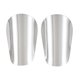 thumbnail image 3 of Mini espinilleras de fútbol, ​​protección para las piernas, espinilleras compactas para niños y adultos. Silver M 12CMX7.8cm, 3 of 9