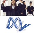 thumbnail image 1 of 2Pcs Graduation Ribbon Leis,Braided Necklace Braided Blue and White Color Congrats Graduates Leis Ribbon Leis for Graduation, 1 of 7