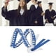 thumbnail image 5 of Leis de Cinta Trenzada Doble Collar de Poliéster Accesorio de Felicitaciones de Graduación para Fiestas de Graduación Ceremonias 2 uds ANGGREK  Otros, 5 of 8