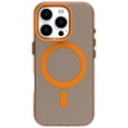 thumbnail image 4 of Magnetic Case for Apple iPhone 16 Pro, Compatible with Magsafe Ultra Slim Fit Rugged Hybrid Drop Protection Bumper Solid Color Case Cover for Apple iPhone 16 Pro, Orange, 4 of 6