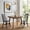 Set of 2 Black, variant on Windsor Dining Chairs Set of 2, Solid Wood Back Kitchen Chairs, Classic Farmhouse Dining Room Chairs for Kitchen, Dining Room, Living Room(Walnut)