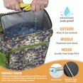 thumbnail image 2 of Ethnic Paisley Insulated Backpack Cooler, Leak-Proof & Waterproof, Ideal for Lunch, Picnics, Travel, and Hiking with High-Performance Insulation, 2 of 3