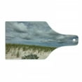 thumbnail image 1 of Massachusetts Cutting Board, Cape Cod Coastline Maritime Vacation Spot with Cloudy Weather Atlantic, Decorative Tempered Glass Cutting and Serving Board, in 3 Sizes, by Ambesonne, 1 of 2