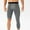Gray, variant on ZVNAΖH Men's 3/4 Compression Pants, Athletic Basketball Workout Tights Leggings, Single Leg Tight Sport Running Spandex Base Layer