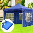 thumbnail image 4 of Toldo emergente de tela Oxford, pared lateral para carpa, toldo instantáneo comercial, pared solar. Azul, 4 of 9