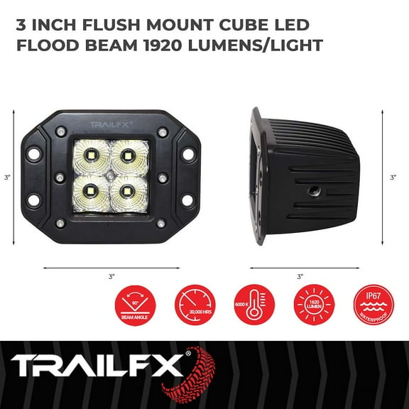 TrailFX 2X2CFFMPR TFX LED Lights LED LIGHTS