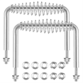 thumbnail image 1 of Poignée à Ressort en Acier pour Barbecues Remorques Poignées de Poêle à Bois Ensembles d'Outils de Barbecue de Remplacement, 1 of 7