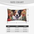 thumbnail image 3 of Fotbe Colorful Flower Dog Pillow Cases - Envelope Closure - Luxury, Extra Soft, Cooling Pillow Covers - Wrinkle, Fade, Stain Resistant-16"x24", 3 of 8
