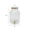 thumbnail image 2 of Better Homes & Gardens 7.5 L Clear Acrylic Dispenser 1pc, 2 of 5