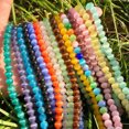thumbnail image 4 of HOOUN Wholesale 4 6 8 10 12mm Cat Eye Opal Round Loose Beads For Jewelry Making 15.5''-green-10mm, 4 of 9