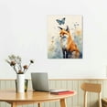 thumbnail image 2 of GOSMITH Fox Printable Wall Art Decor,Woodland Fox Animal Nursery Wall Art Prints,Rustic Animal Canvas Wall Art for Bedroom Kitchen Living Room Baby Boy Nursery Decor 12X16“/16X20", 2 of 4