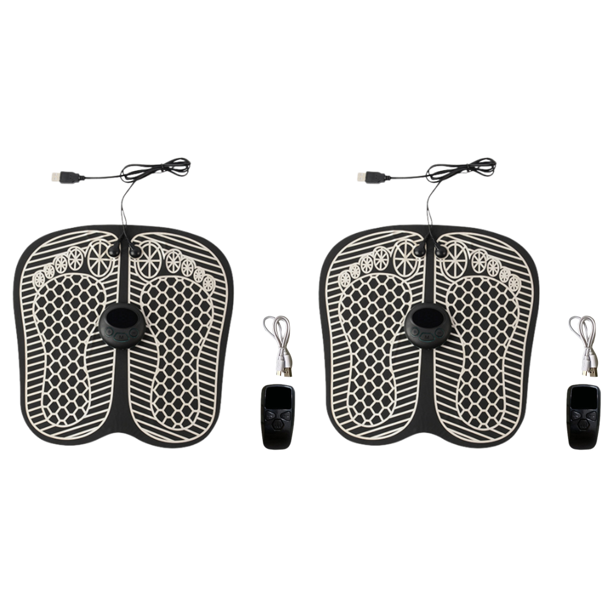 Estera Masajeadora Pies Con Calor EMS Herramienta Masaje Control Remoto para Hombres Y Mujeres