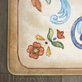 thumbnail image 5 of J&V TEXTILES Oversized 20"x39" Anti-Fatigue Embossed Floor Mat TUSCAN FLEUR CREAM, 5 of 7