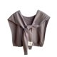 thumbnail image 1 of Bufandas de mujer de color liso de punto para exteriores, chal de invierno con cuello falso, bufanda decorativa Kangshi para el regazo y los hombros, bufanda para mujer, 1 of 1