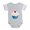 Heather Gray, variant on CafePress - Cupcake - Cute Infant Baby Football Bodysuit