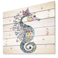 thumbnail image 1 of Design Art - Aquarelle Colorée d'Hippocampe, 1 of 5