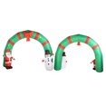 thumbnail image 4 of Christmas Inflatable Arch, Reusable Christmas Arch Easy To Store Built In LED Lights Foldable  For Decorations US Plug 100-240V,UK Plug 100-240V,AU Plug 100-240V,EU Plug 220-240V, 4 of 8