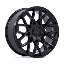 Status Cast Aluminum Wheel ST005 24x10 5x120/130 MATTE BLACK 35mm, ST005MX24105J35
