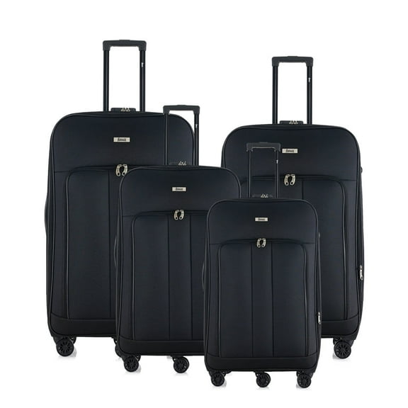 Sean Softside Lightweight with 360° Dual Spinning Wheels and Combo Lock - Includes 32", 28", 24", 20" 4-Piece Luggage Set