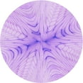 thumbnail image 1 of Ahgly Tapis Rond Lavable en Machine Intérieur Transitionnel Heliotrope Violet, 5 Pieds Rond, 1 of 7
