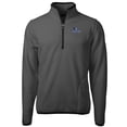 thumbnail image 2 of Men's Cutter & Buck  Gray/Black Creighton Bluejays Cascade Eco Sherpa Fleece Quarter-Zip Pullover Jacket, 2 of 3