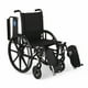 thumbnail image 3 of Silla de ruedas ultraligera Medline Premium con brazos abatibles de longitud completa y reposapiernas elevables para mayor comodidad, asiento de 18", n.°, 1 unidad, 3 of 5