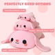 thumbnail image 2 of Bonita almohada de peluche con forma de conejito pesado TOYSYM de 730 g, 2 of 9