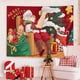 thumbnail image 4 of Tapiz de tela para decoración de fiestas navideñas, póster de saludos navideños, 4 of 6