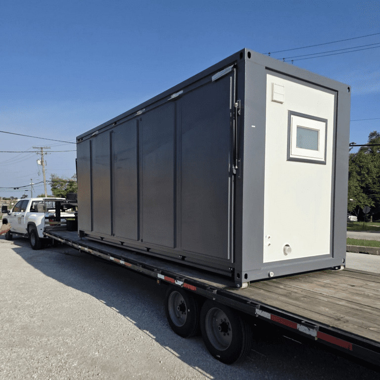 DuraYu 19x20ft Expandable Prefab Tiny Home, Steel Frame Foldable