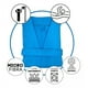 thumbnail image 4 of Bata de Baño Unisex TexBen Microfibra Azul Turquesa, 4 of 4