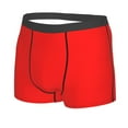 thumbnail image 2 of Junzan Red Mens Underwear Boxer Briefs For Men’s - Small, 2 of 9