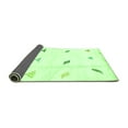 thumbnail image 2 of Ahgly Company Indoor Rectangle Solid Green Modern Area Rugs, 2' x 4', 2 of 4