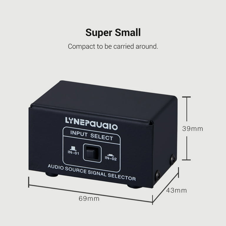 DTM・DAW LYNEPAUAIO LYNEPaudio LYNEPAUAIO Audio Switcher Box with RCA for Seamless Switching