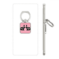 thumbnail image 1 of support Universel pour Téléphone Portable Carré Naturel Contour animal Lapins Noirs, 1 of 3