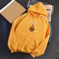 thumbnail image 3 of Gibobby Sudadera oversize mujer, Playera de Manga Larga con Capucha, Camisa para Mujer(Amarillo,M), 3 of 5
