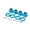 Blue, variant on 1/8 RC Car 17MM Lightweight CNC Aluminum Alloy Wheel Hubs Kit for Kyosho, Gold