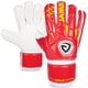 thumbnail image 2 of Janus-guantes de portero con dedo enrollable, guantes de portero GK con protección extraíble, Tamaño 7, 8, 9, 10, amarillo y rojo Fivean unisex, 2 of 2