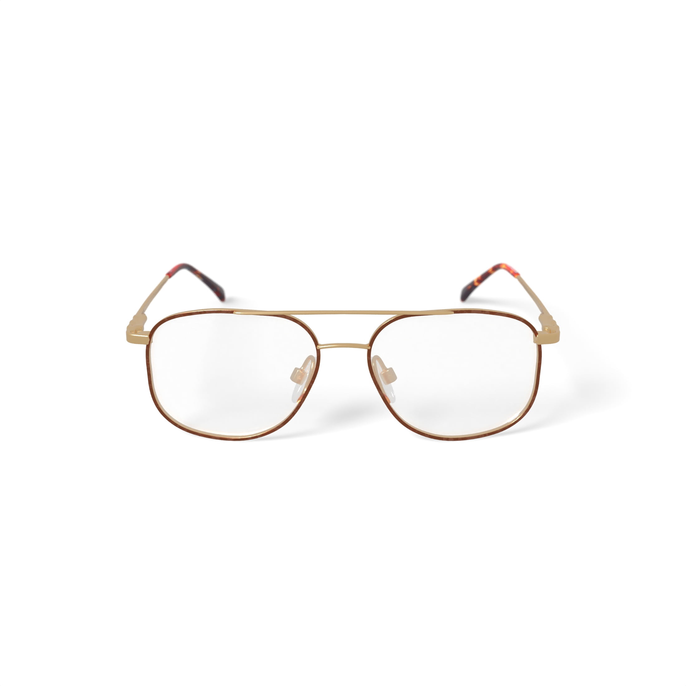 Stetson Men's ST143 Square Prescription Eyeglasses with Case, Tortoise
