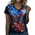 thumbnail image 6 of 2026 250th Anniversary of USA: Vintage Commemorative Women's Long Sleeve Shirt 4th of July Collection, CrewNeck Short Sleeve Shirt Celebration Patriotic Flag Print 1776-2026 Tshirt Wine XXL, 6 of 8